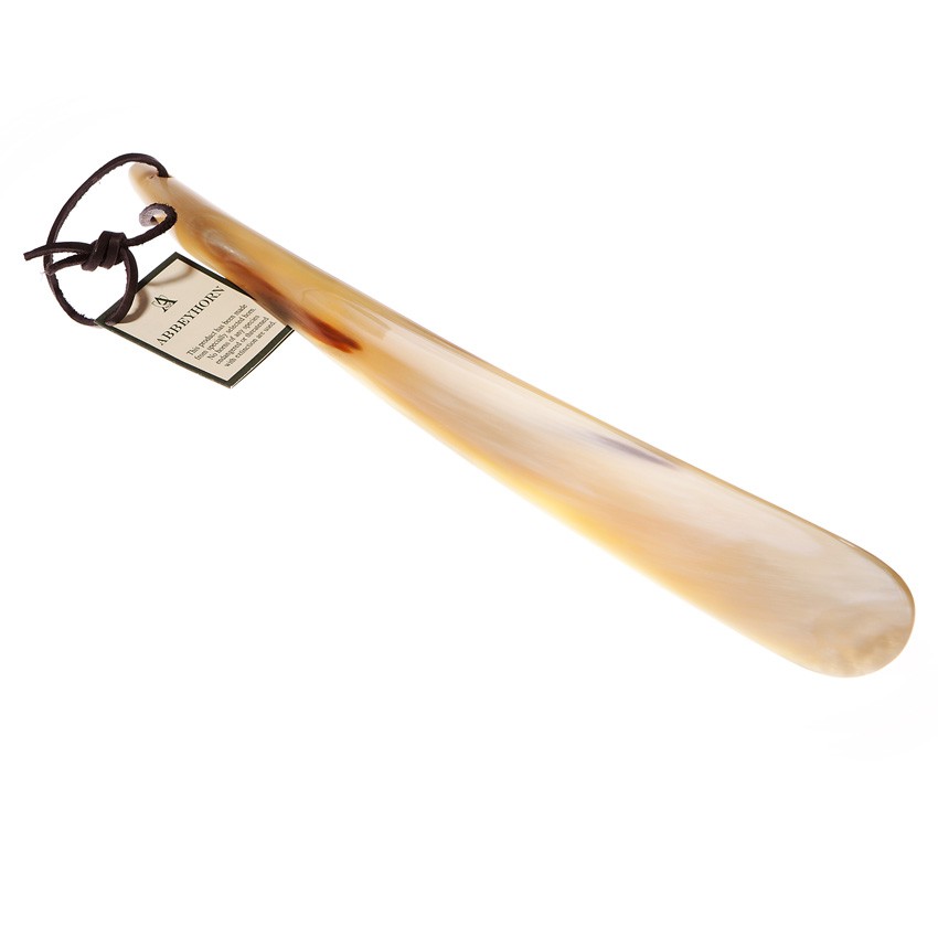 Abbeyhorn Schoenlepel 30cm met punt