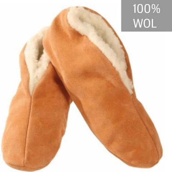 Spaanse sloffen Bernardino beige (100% wol)